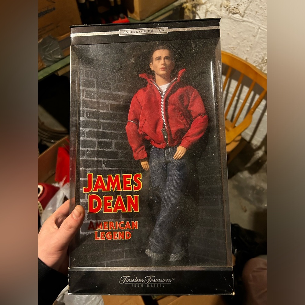 Old vintage James dean action figure!! Super cool if your  a fan of James dean